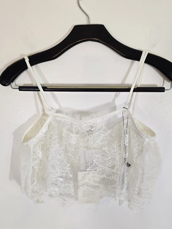 Tularosa Amelia Lace Top in White XS - Picture 6 of 10